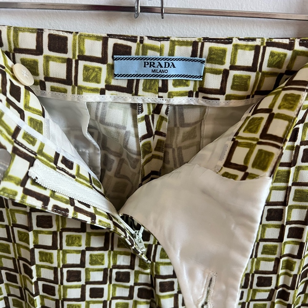 prada mosaic lana trousers
